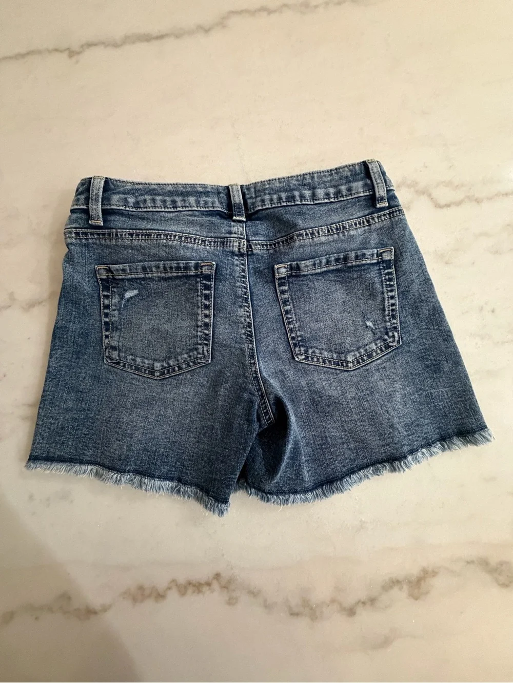 SO Kids Denim & Knit Shorts Bundle - Blue, Olive & Light Blue Tie-Dye
